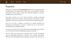Desktop Screenshot of paqmind.com