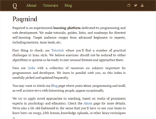 Tablet Screenshot of paqmind.com